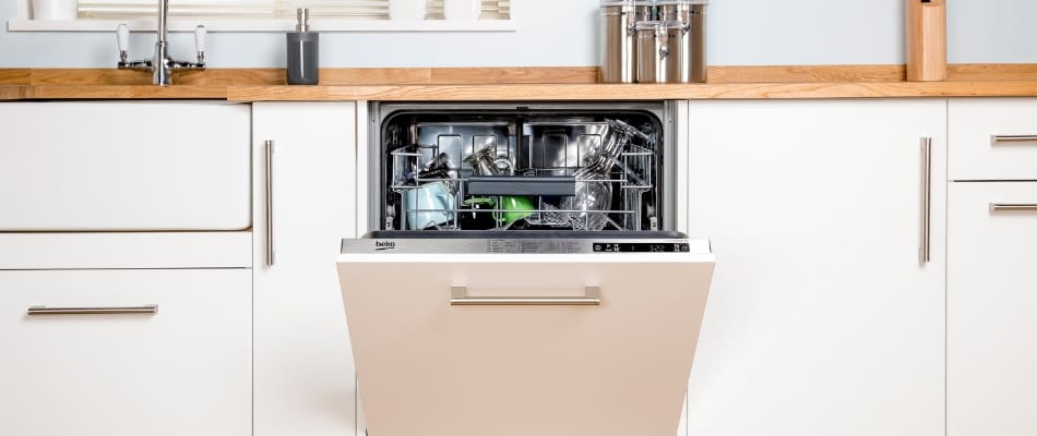 open beko dishwasher 